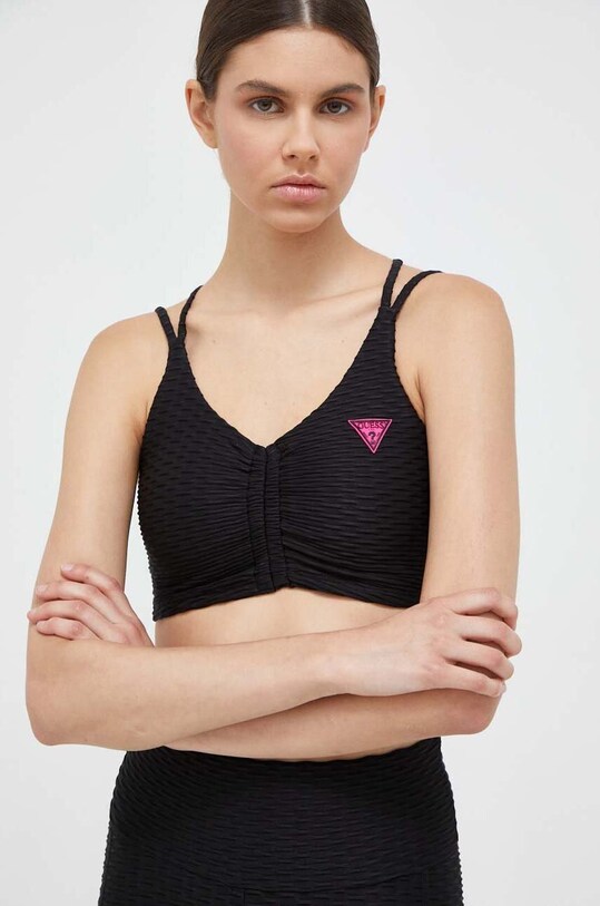 Guess sutien sport negru V3YP13.KBOA2