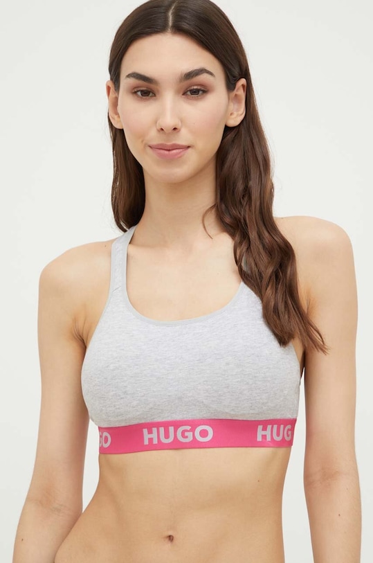 HUGO biustonosz 50480159 szary SS25