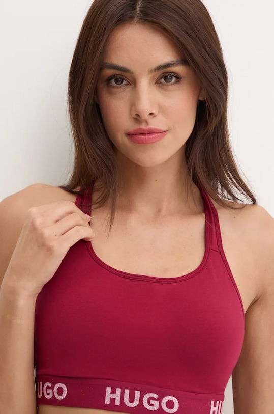 HUGO reggiseno wireless granata 50480159