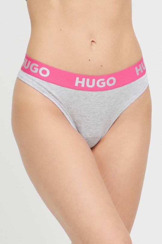 HUGO stringi melanż szary 50480166