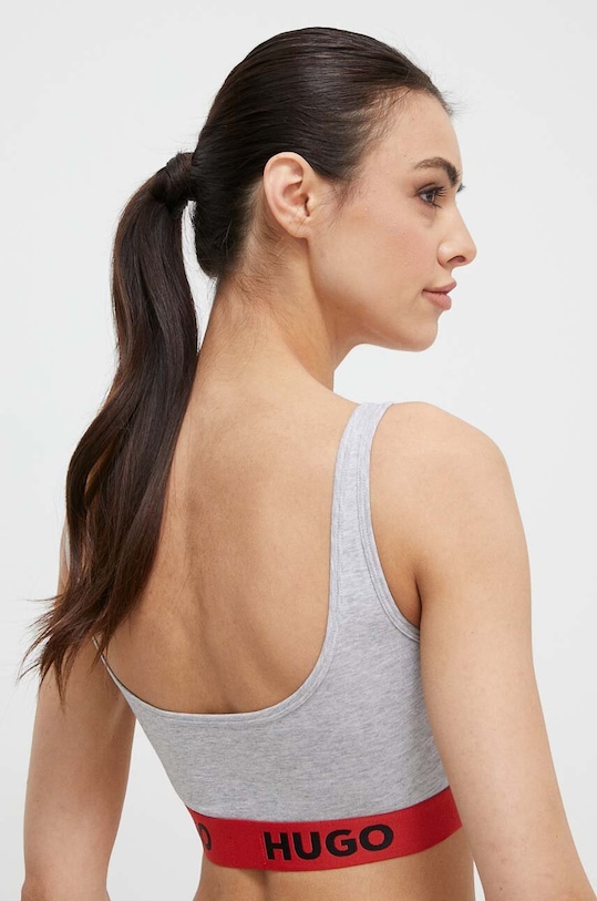 HUGO biustonosz 50480172 szary AW24