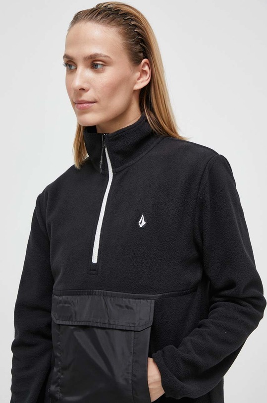 Dukserica od flisa Volcom crna H4152401.BLK