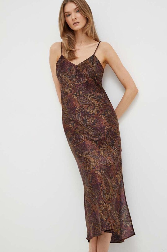 Lauren Ralph Lauren koszula nocna bordowy ILN02285