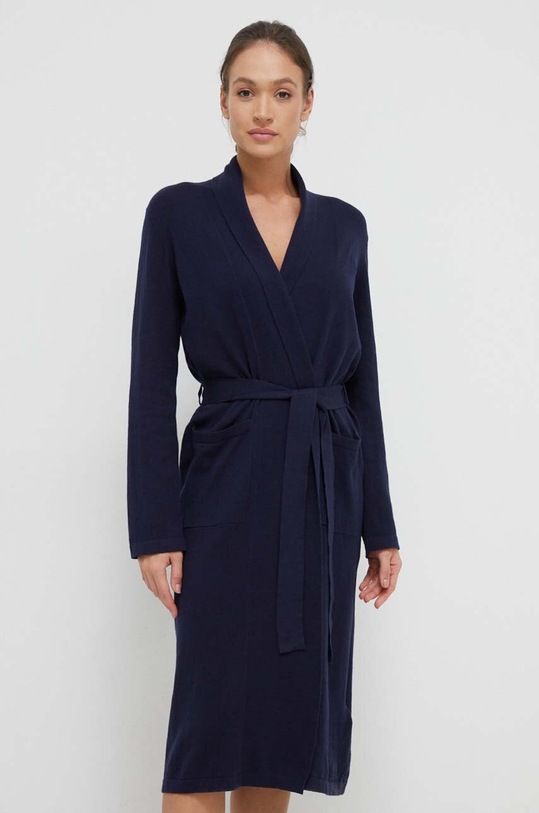 Lauren Ralph Lauren szorty z domieszką kaszmiru ILN52278 granatowy AW23