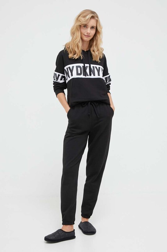 Pidžama - dukserica s kapuljačom Dkny YI2422670 crna AW23