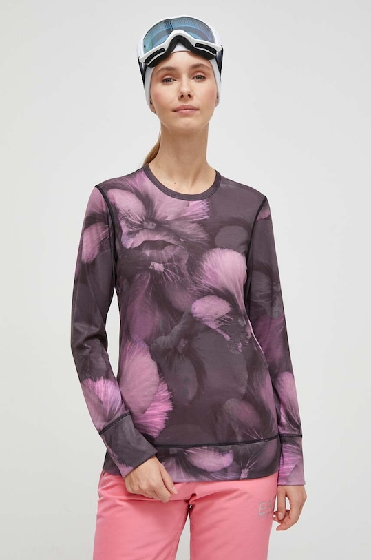 Funkční triko s dlouhým rukávem Roxy Daybreak Planet friendly růžová ERJLW03042