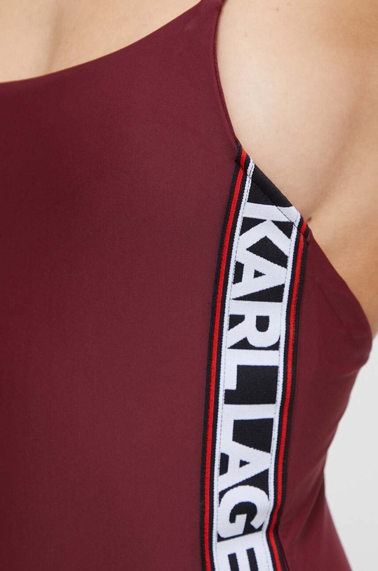 Jednodielne plavky Karl Lagerfeld 235W2241 burgundské