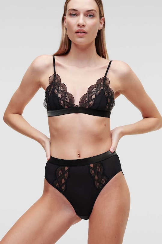 Podprsenka Karl Lagerfeld 235W2120 čierna AW23