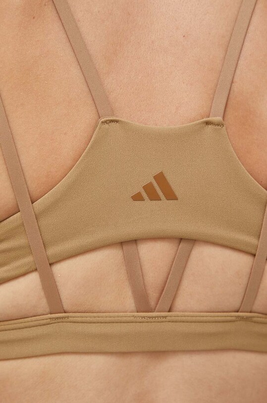 Бюстгальтер для йоги adidas Performance IJ5764 бежевый