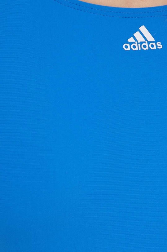 Jednodílné plavky adidas Performance Mid 3-Stripes IB4319 modrá
