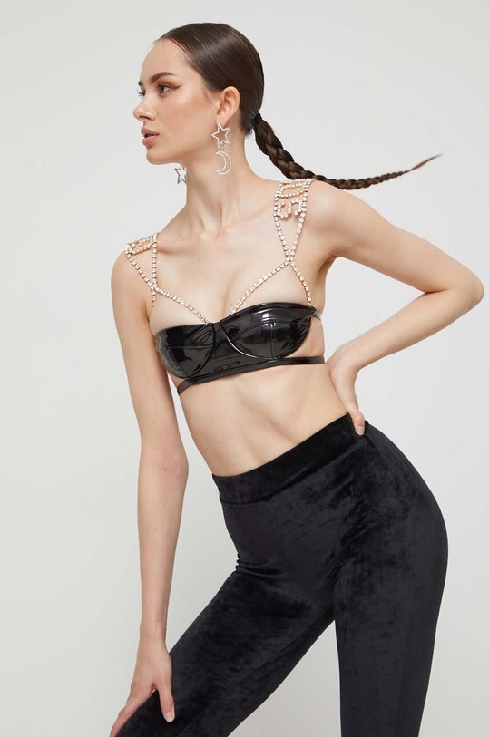 Top GCDS slim μαύρο FW23W740241