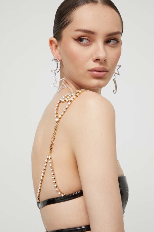 Top GCDS μαύρο FW23W740241