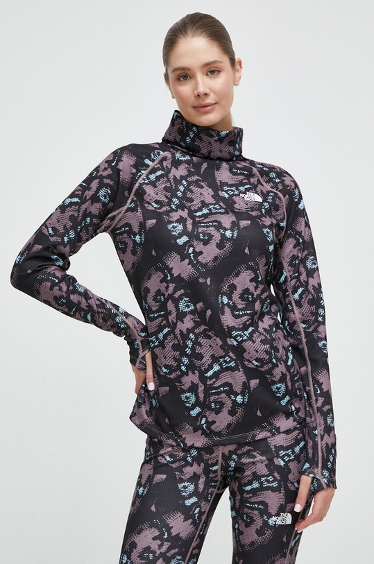 Funkčné tričko s dlhým rukávom The North Face Dragline outdoor čierna NF0A7ZLOO3L1