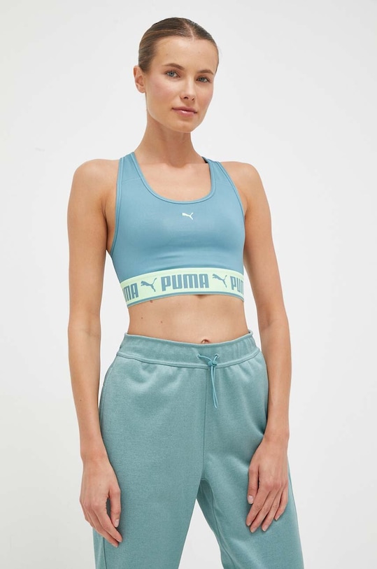 Puma sportmelltartó Strong 521598 türkiz AW23