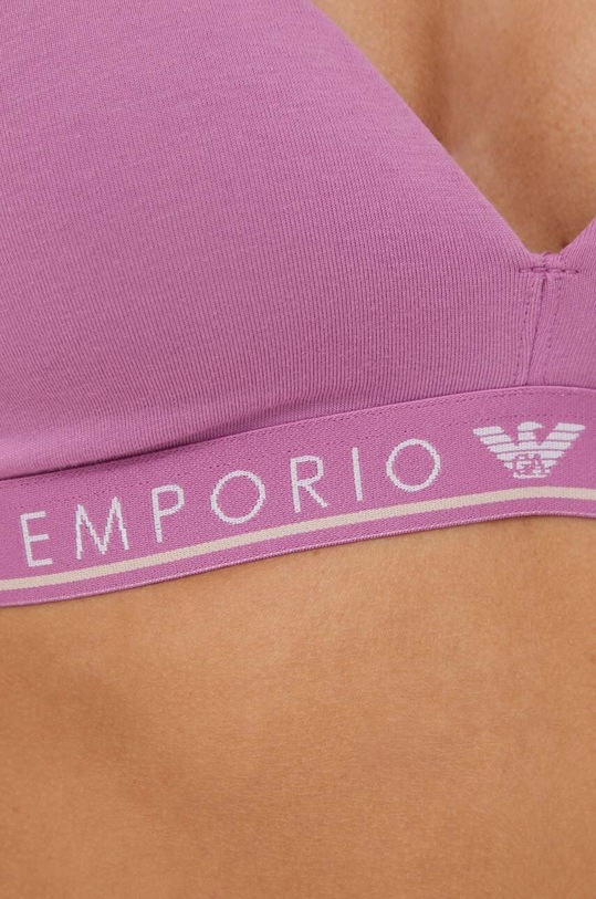 Odzież Emporio Armani Underwear biustonosz 164410.3F227 różowy