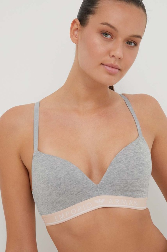 Emporio Armani Underwear biustonosz dzianina szary 164410.3F227
