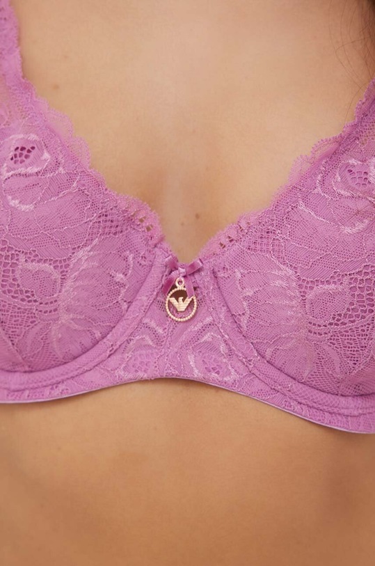 Podprsenka Emporio Armani Underwear fialová 164419.3F206