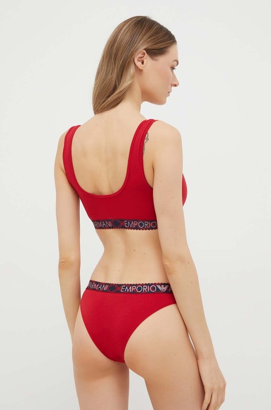 Emporio Armani Underwear komplet biustonosz i figi 164758.3F225 czerwony AW23