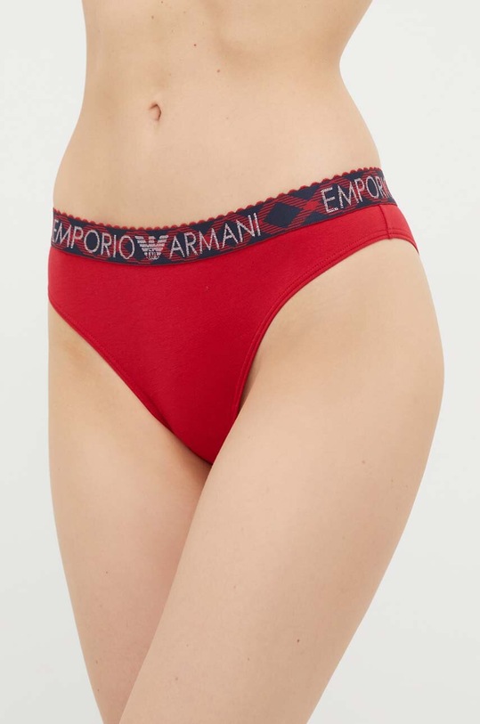 Emporio Armani Underwear komplet biustonosz i figi czerwony 164758.3F225