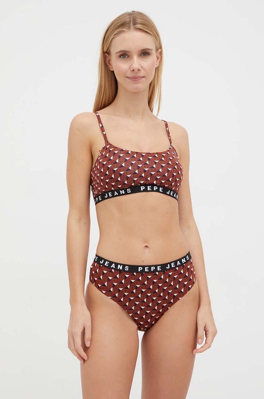 Pepe Jeans biustonosz PLU10965.298 bordowy AW23