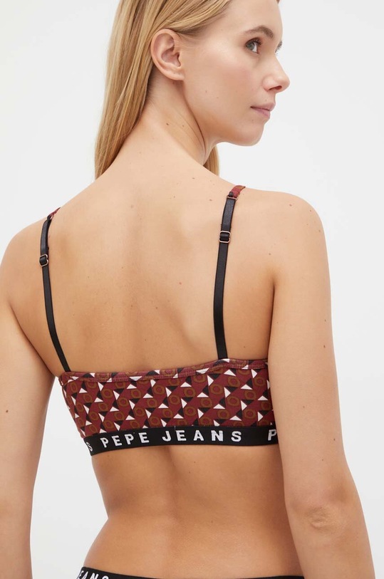 Odzież Pepe Jeans biustonosz PLU10965.298 bordowy
