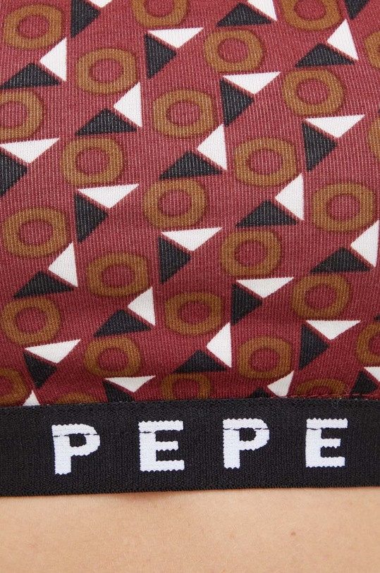 Pepe Jeans biustonosz bordowy PLU10965.298