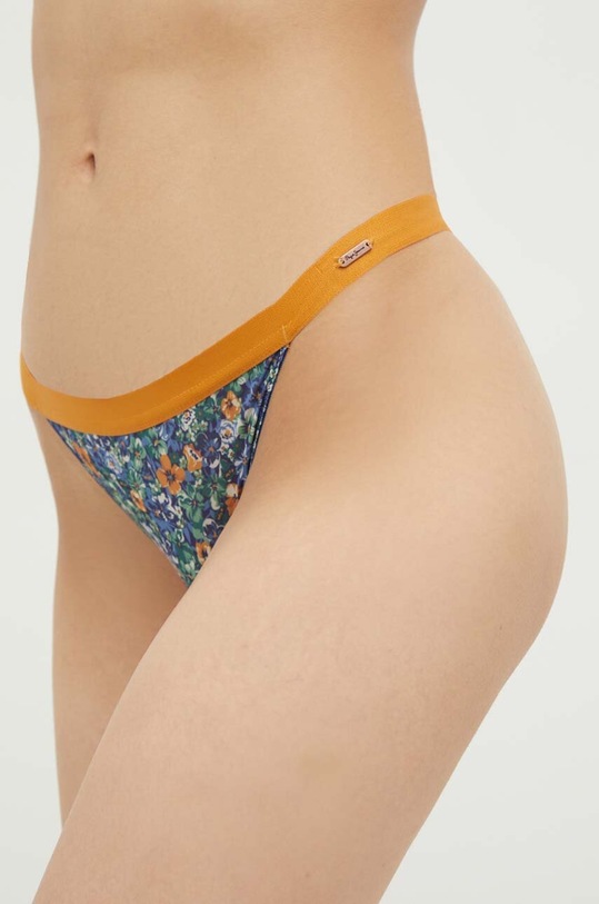 Nohavičky Pepe Jeans Floral nohavičky tmavomodrá PLU10970.595