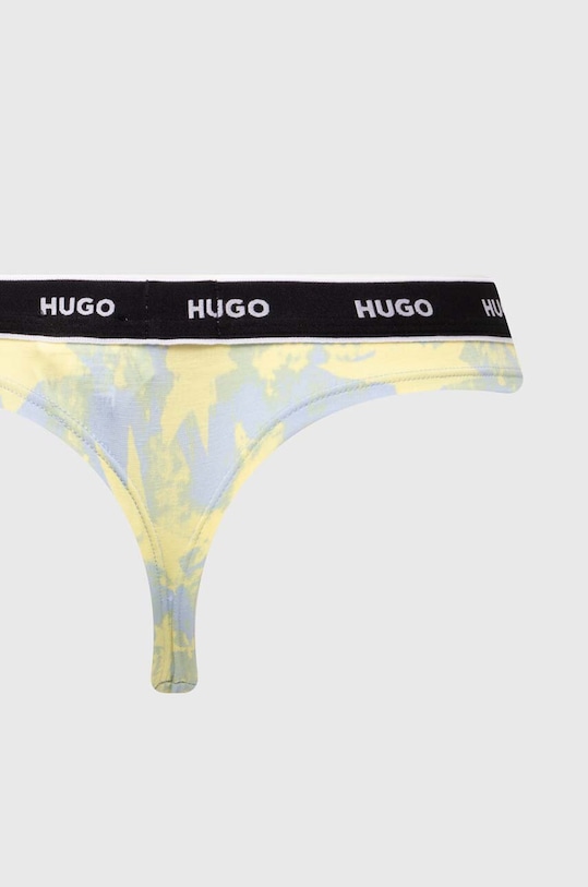 HUGO stringi 3-pack żółty 50495870
