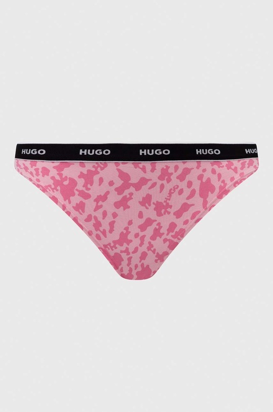 HUGO stringi 3-pack 50495870 różowy SS25