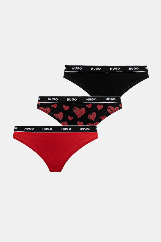 HUGO stringi 3-pack wzorzyste multicolor 50495870