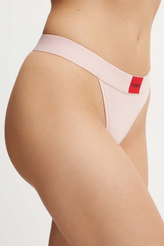 HUGO stringi 50503102 różowy SS25