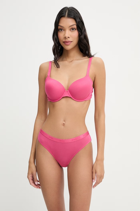BOSS Podprsenka s viskózou UNDERWIRE BRA CI 50502738 růžová AA00