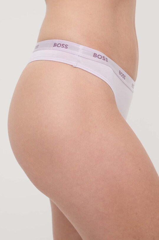 Стринги BOSS 50502752 фиолетовой SS25