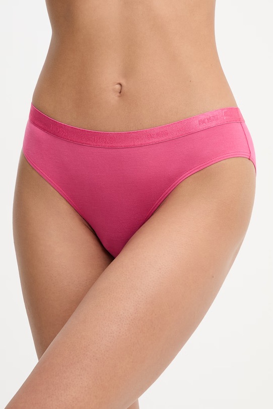 BOSS kalhotky dámské s viskózou BRIEF CI růžová 50502753