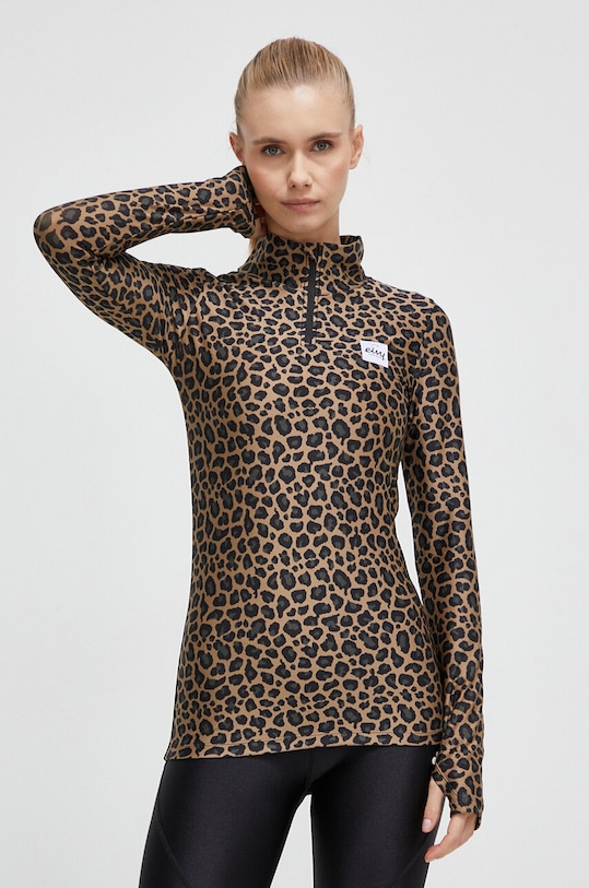 Функционална блуза с дълги ръкави Eivy Journey Planet friendly кафяв A00291010