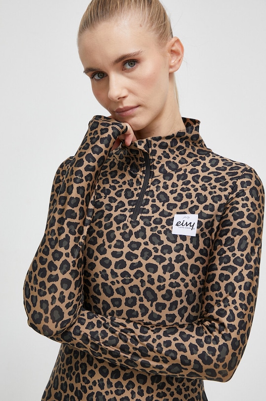 Функционална блуза с дълги ръкави Eivy Journey кафяв A00291010