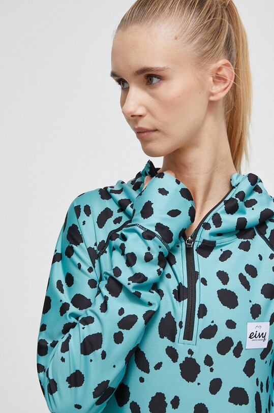 Ισοθερμικό μακρυμάνικο Eivy Icecold Zip Hood τιρκουάζ A00305108