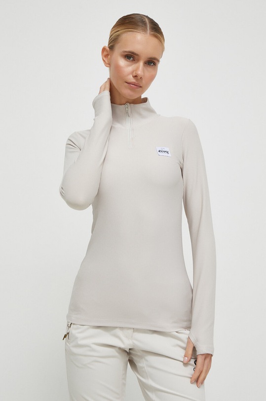 Funkční triko s dlouhým rukávem Eivy Journey Rib outdoor béžová A00333087