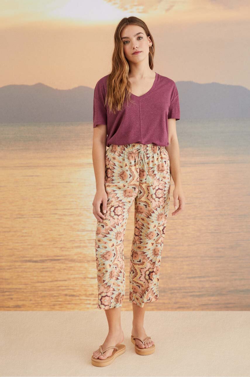 women'secret pizsama nadrág Mix & Match mintás többszínű 3706000