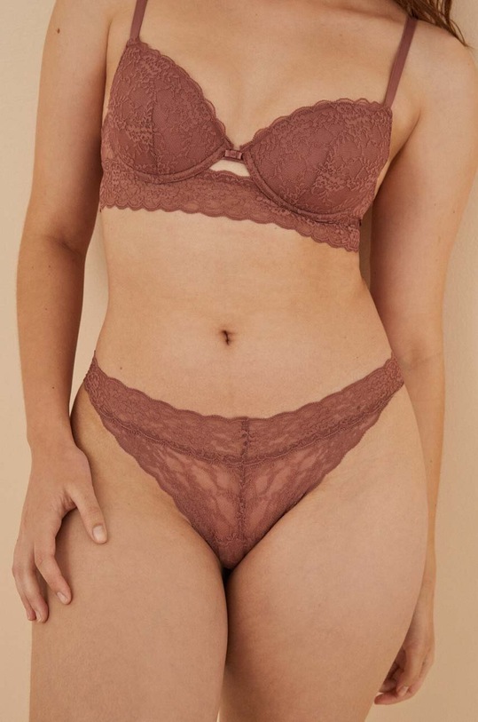 Nohavičky women'secret AUTUMN HELANKAS nohavičky ružová 4986188