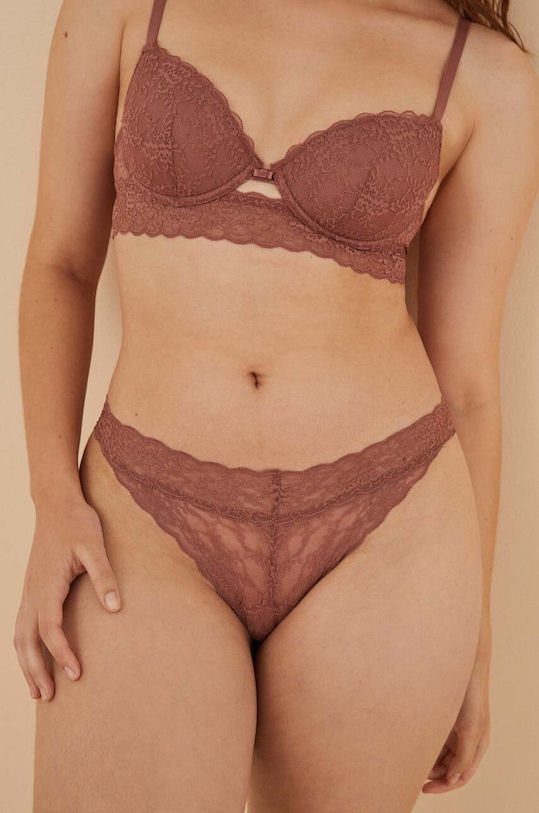 Nohavičky women'secret AUTUMN HELANKAS nohavičky ružová 4986188