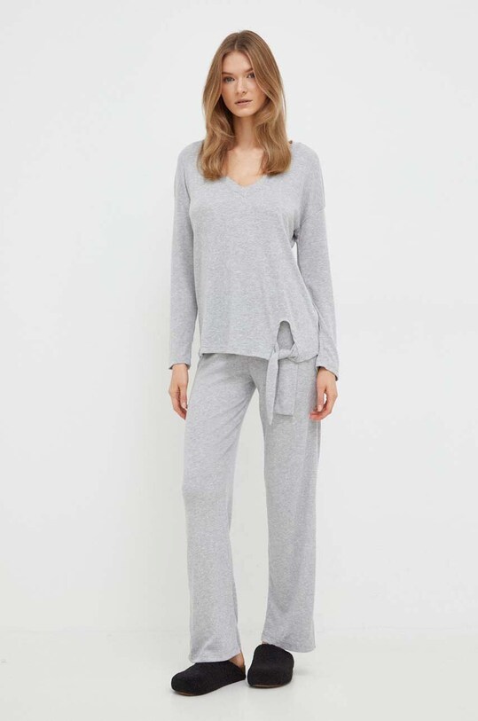 women'secret piżama HOME EXPERIENCE dzianina szary 4756613