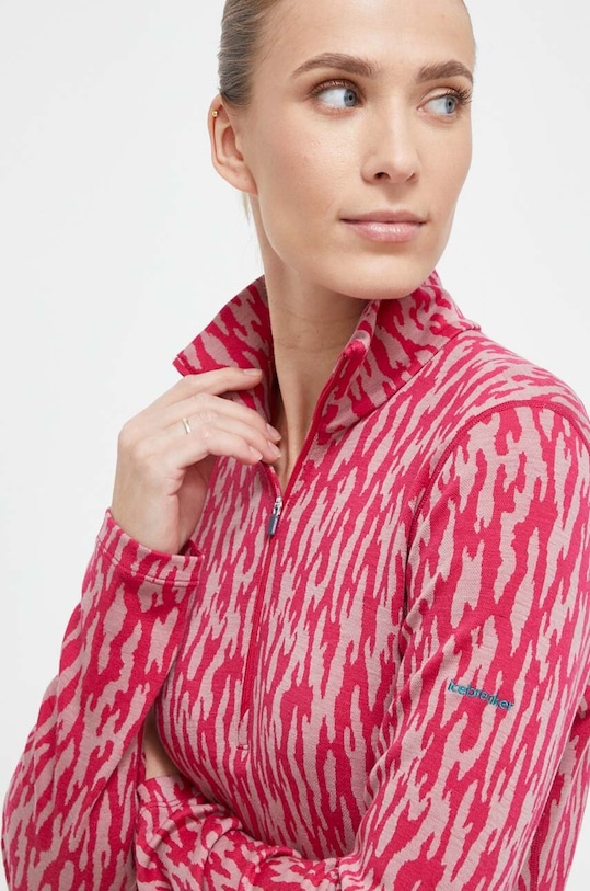 Icebreaker longsleeve funkcyjny Merino 260 Verte różowy IB0A56TD9141