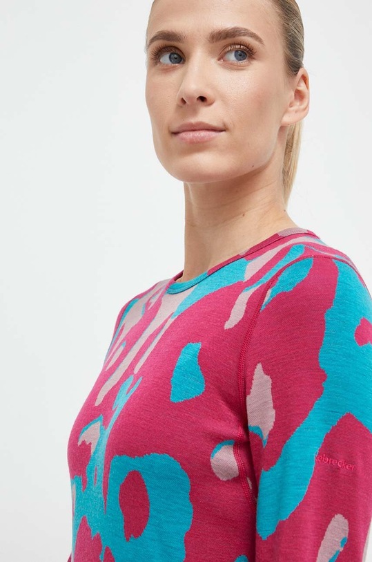 Icebreaker longsleeve funkcyjny Merino 260 Vertex różowy IB0A56UP9831