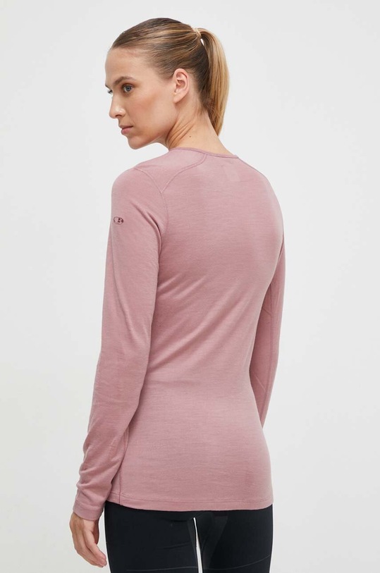 Одяг Функціональний лонгслів Icebreaker 200 Oasis IB1043759371 рожевий