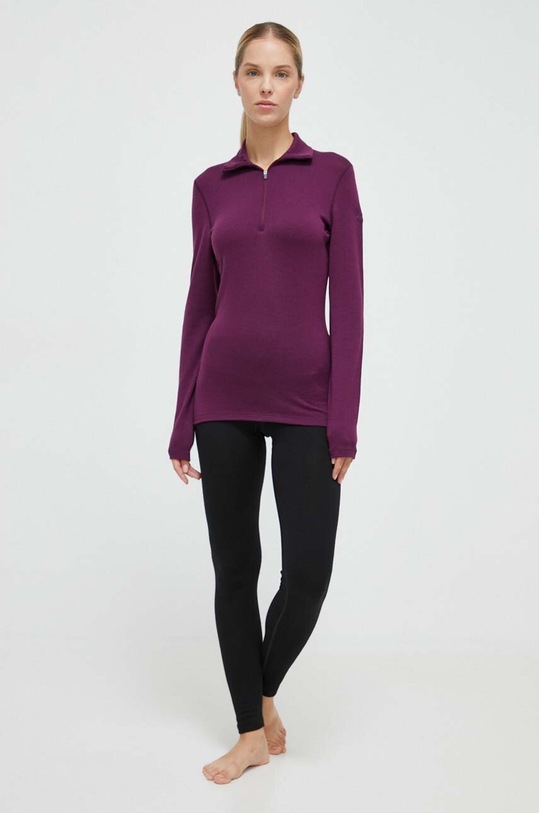 Icebreaker longsleeve funkcyjny 260 Tech IB1043908531 fioletowy AW23