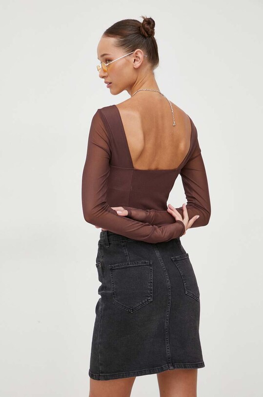 Odzież Abercrombie & Fitch body KI140.3496.450 brązowy