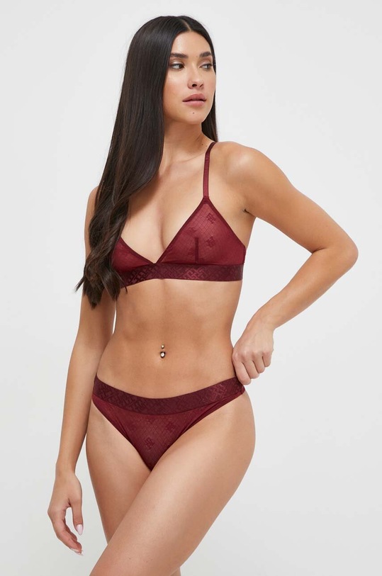 Oblečení Podprsenka Tommy Hilfiger UW0UW04233 burgundské