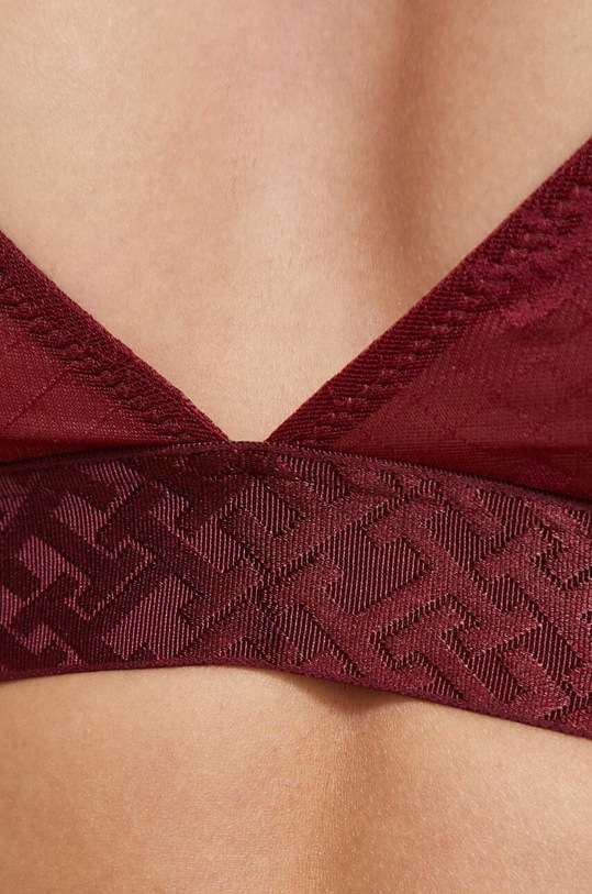 Podprsenka Tommy Hilfiger UW0UW04233 burgundské