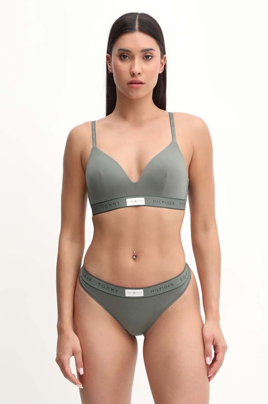 Podprsenka Tommy Hilfiger UW0UW04748 zelená SS24